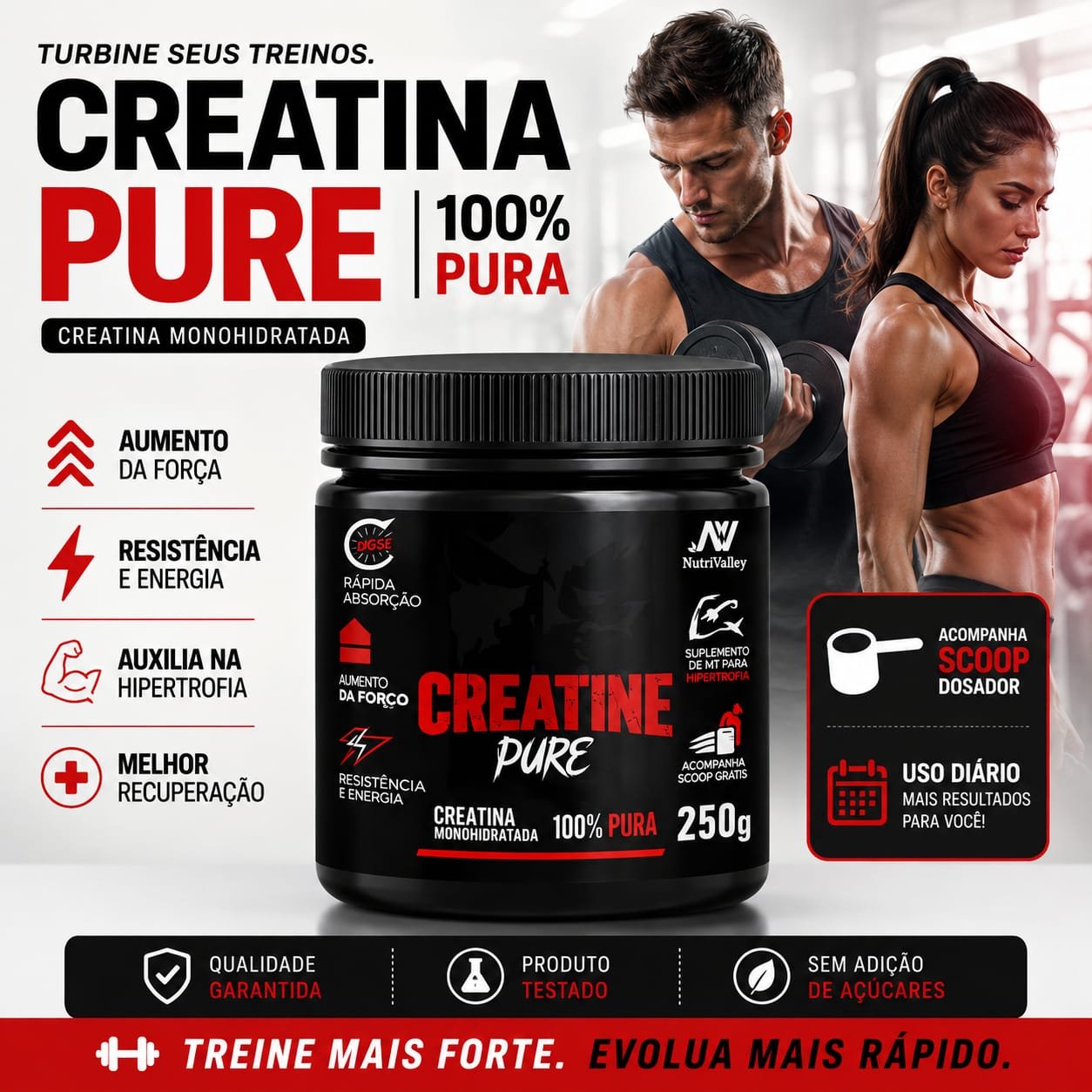 Creatina 250gr (pure) Monohidratada - Imagem 2