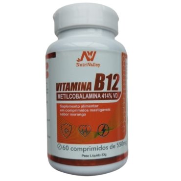 VITAMINA B12 METILCOBALAMINA 550MG 60 COMPRIMIDOS
