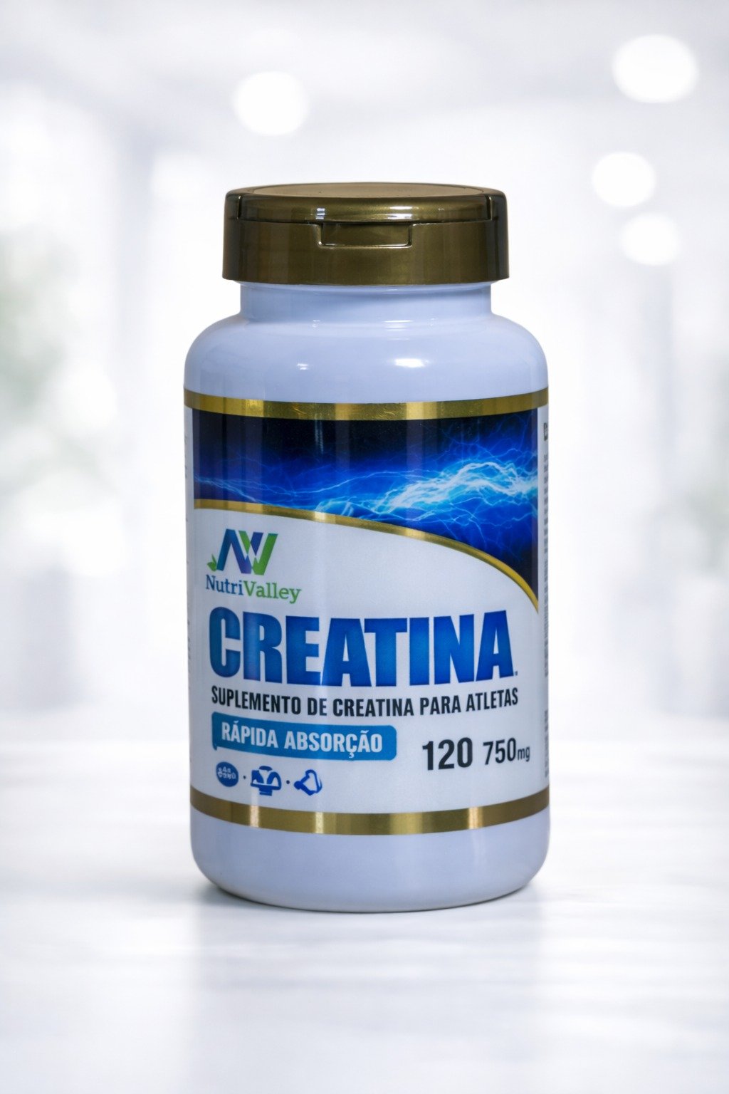Creatina - 750 - 120 caps.