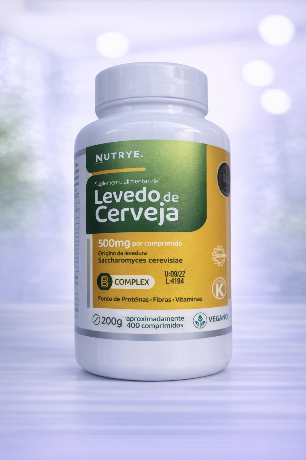 Levedo de Cerveja 500mg 400 comprimidos