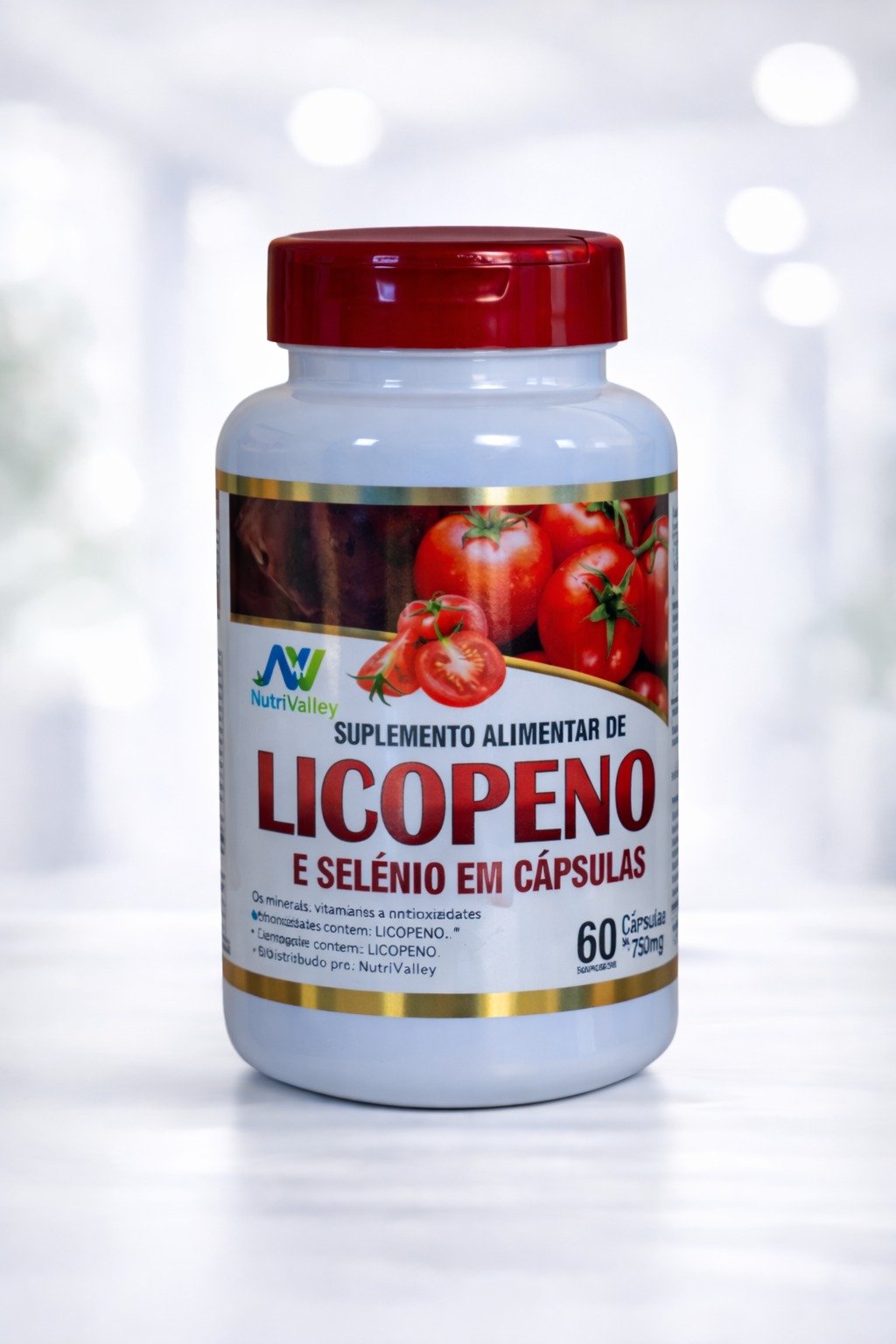 Licopeno + Selenio - 750mg - 60 caps