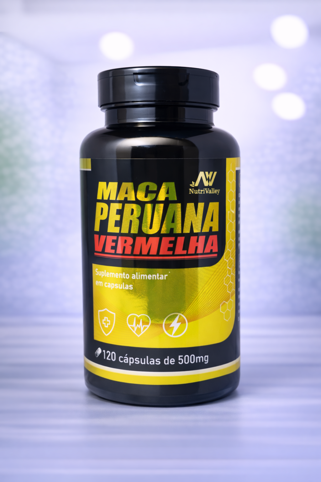 Maca Peruana Vermelha - 500mg - 120 caps.