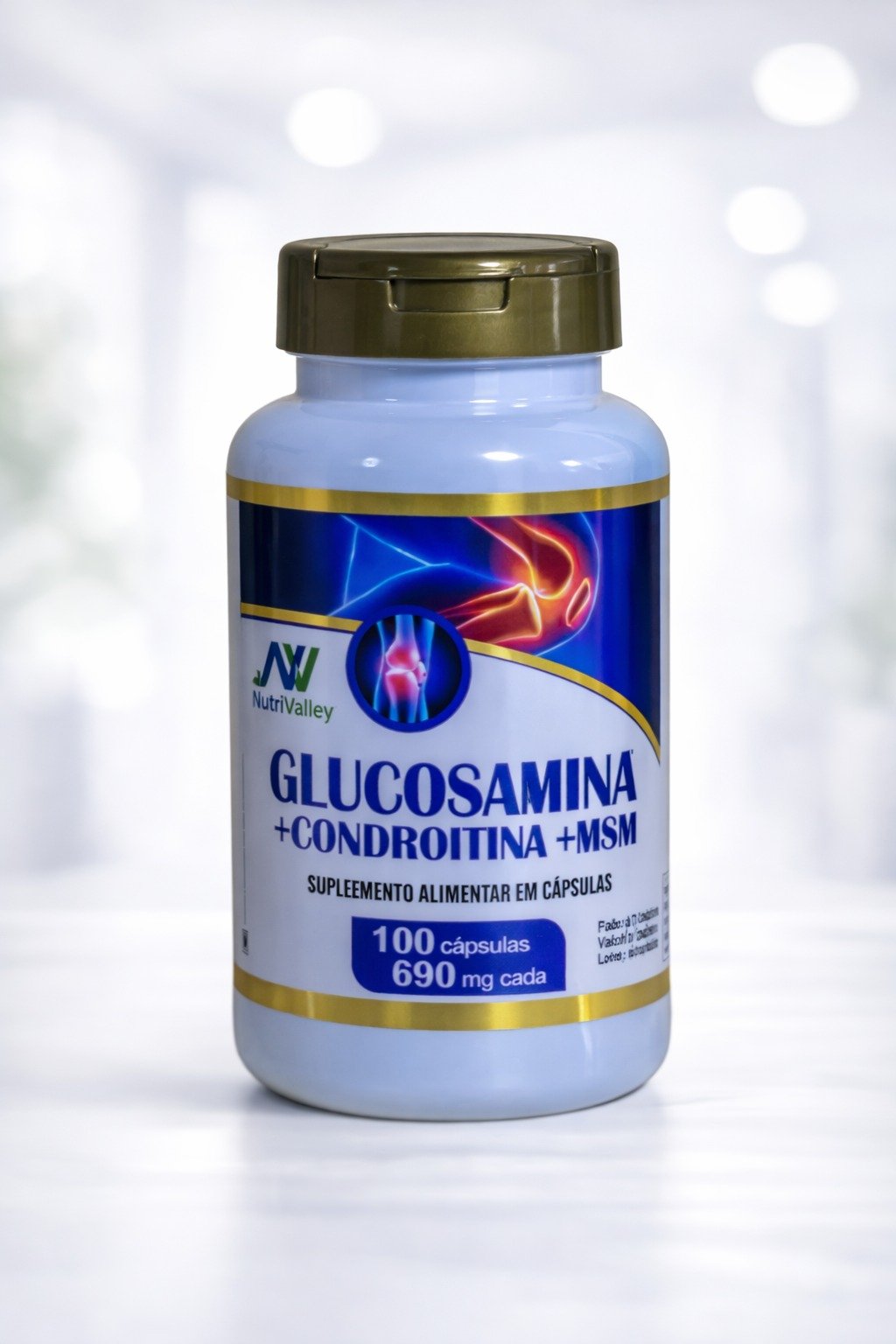 Glucosamina+Condroitina+MSM - 690mg 100 capsulas